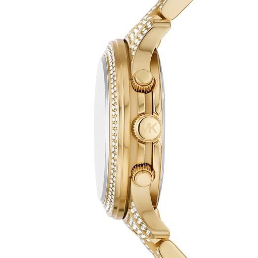 Michael Kors Runway 38mm Gold Dial Gold-Tone Unisex Watch MK7435
