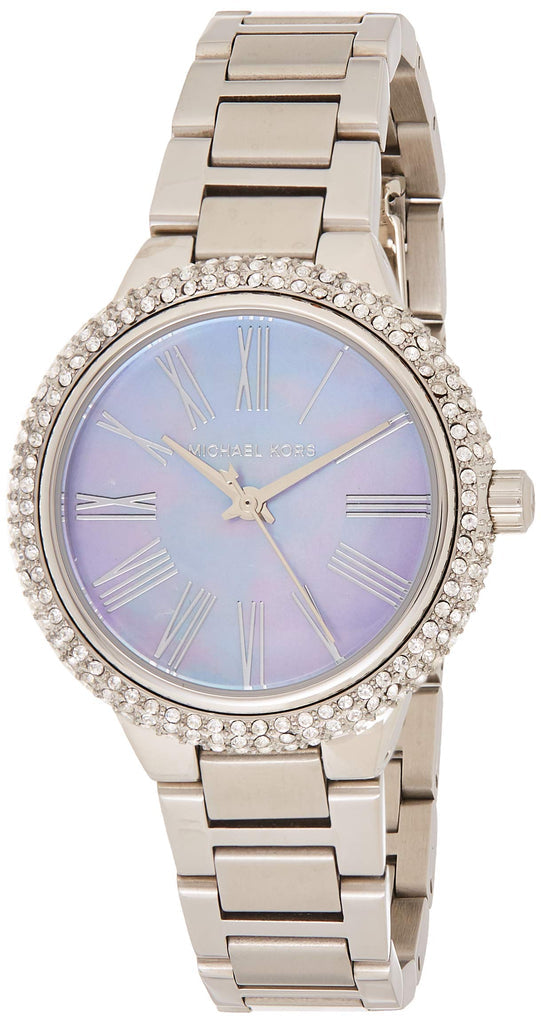 Michael Kors Mini Taryn Dameshorloge met paarse parelmoer wijzerplaat en zilveren accenten - MK6562 Secundaire afbeelding