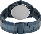 Michael Kors Slim Runway Chronograph Grey Dial Blue Men's Watch - MK8918