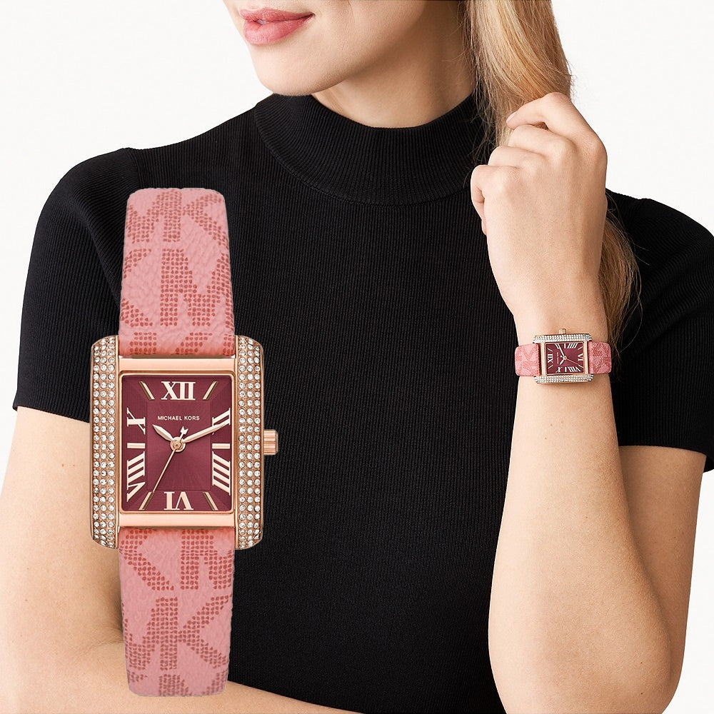 Michael Kors Emery Three-Hand Primrose Pink Women's Watch - MK2966