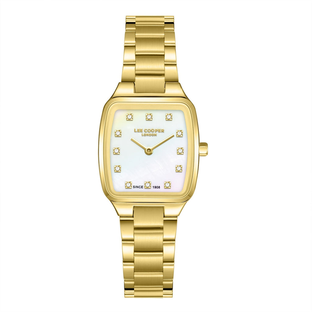 Lee Cooper Malo White MOP Dial Gold Watch - LC08266.120