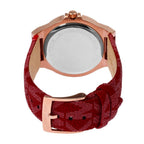 Michael Kors Lennox Pavé Red Genuine Strap Women's Watch - MK7308