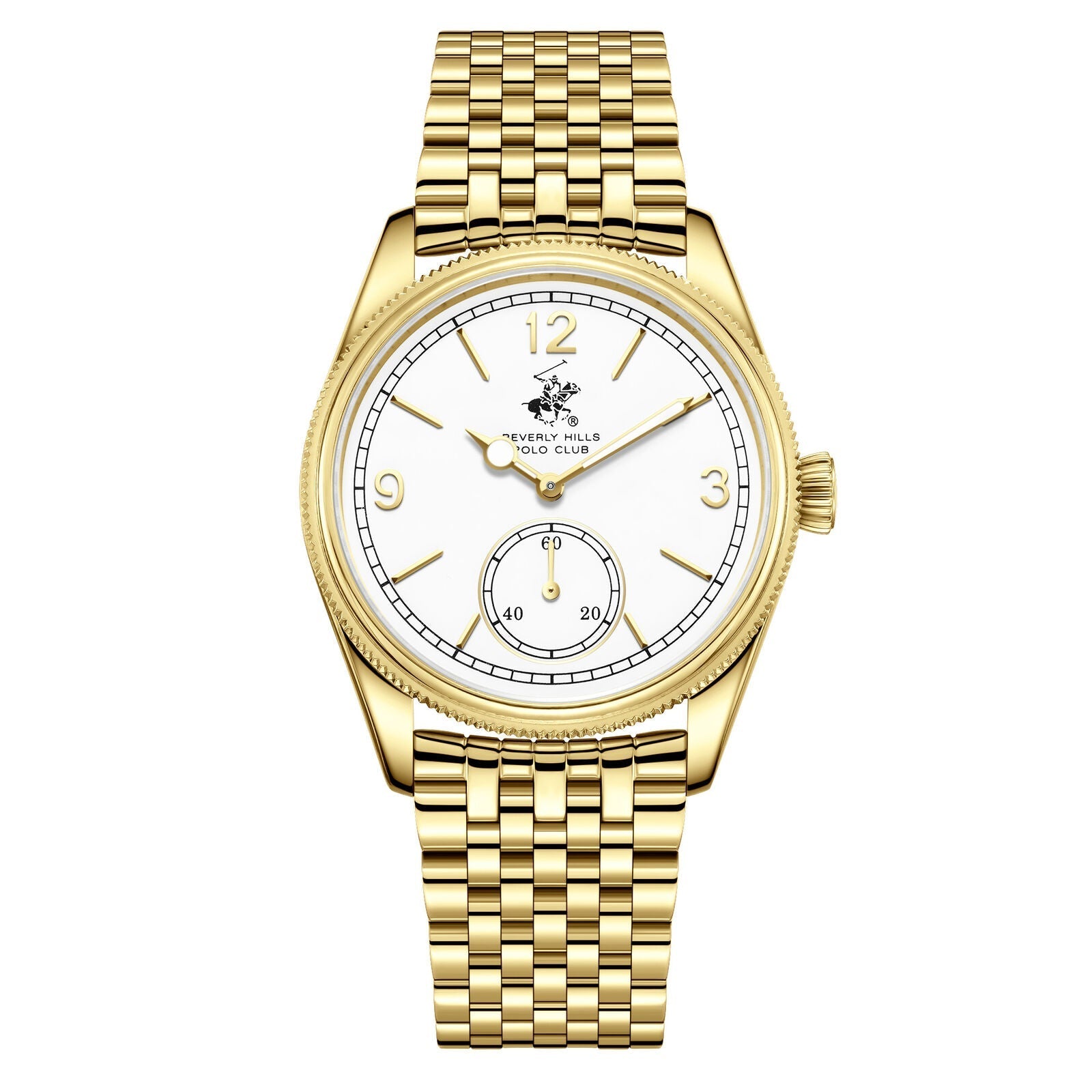 Beverly Hills Polo Club White Dial All Gold Watch BP3890X.130 Main image