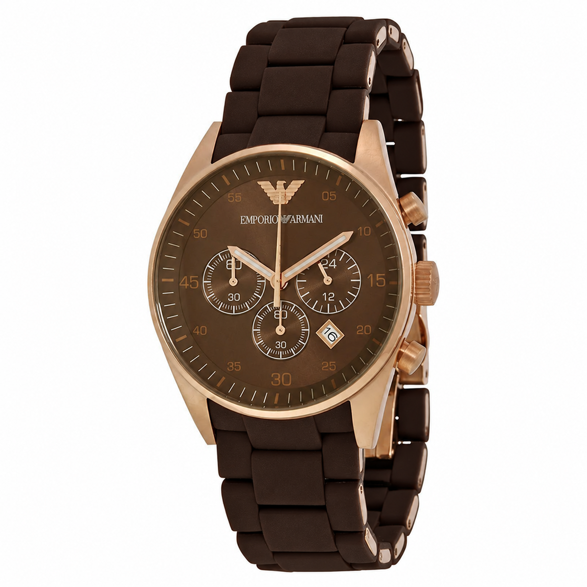 Emporio Armani 43mm Brown Dial Chronograph Men's Watch AR5890