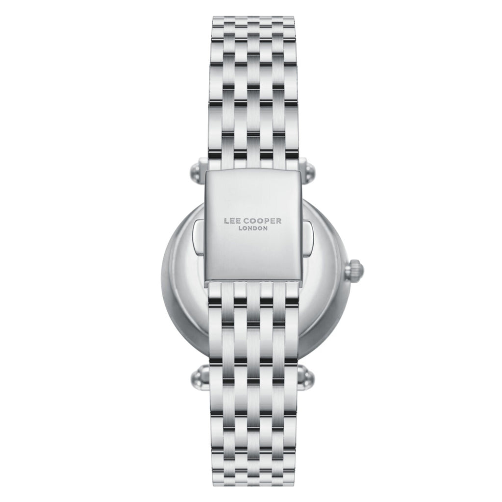 Lee Cooper Classic Roman Numeral Blue Dial Silver Watch - LC08290.390