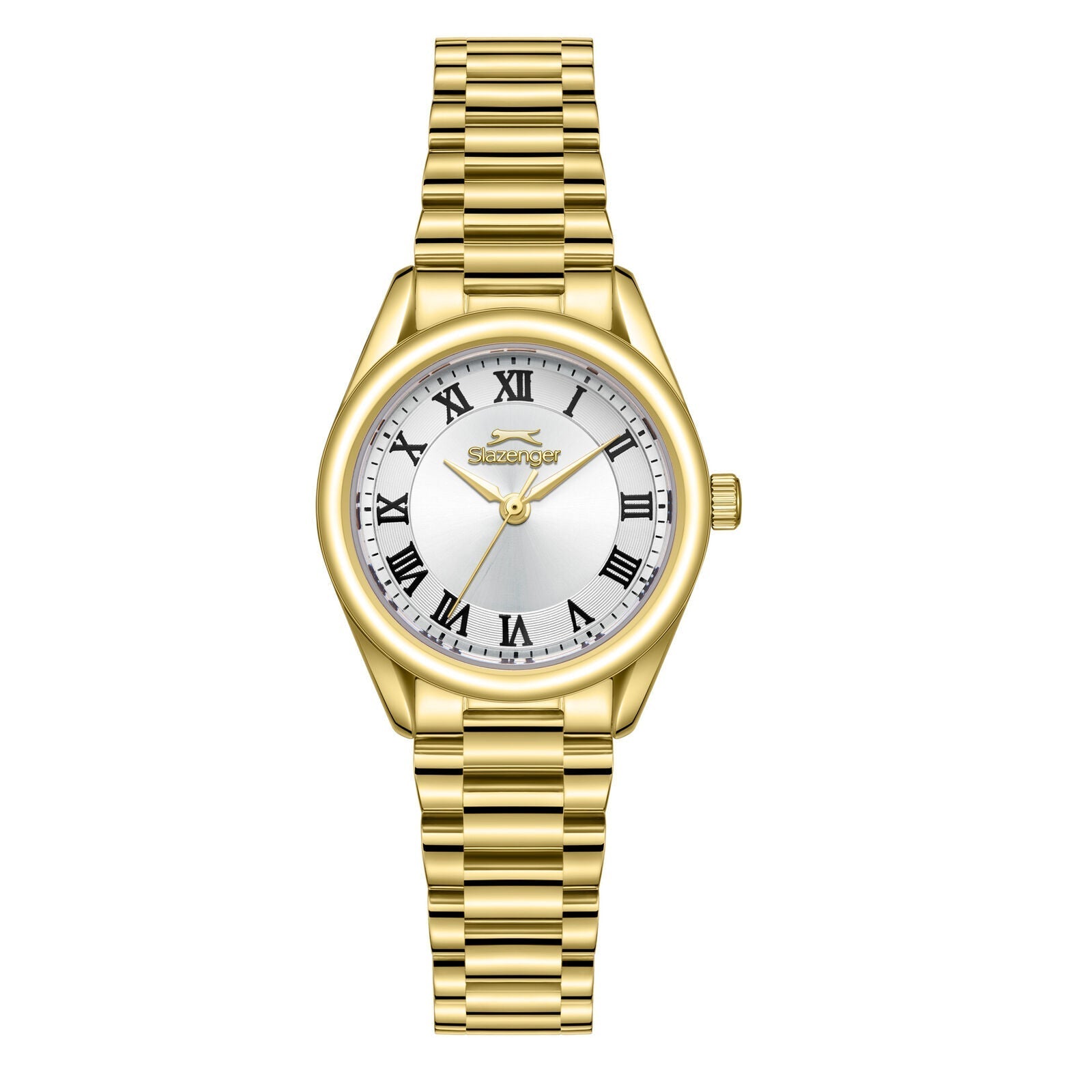 Slazenger Roman Numeral Silver Dial Gold Watch - SL.09.2591.3.130 Main image