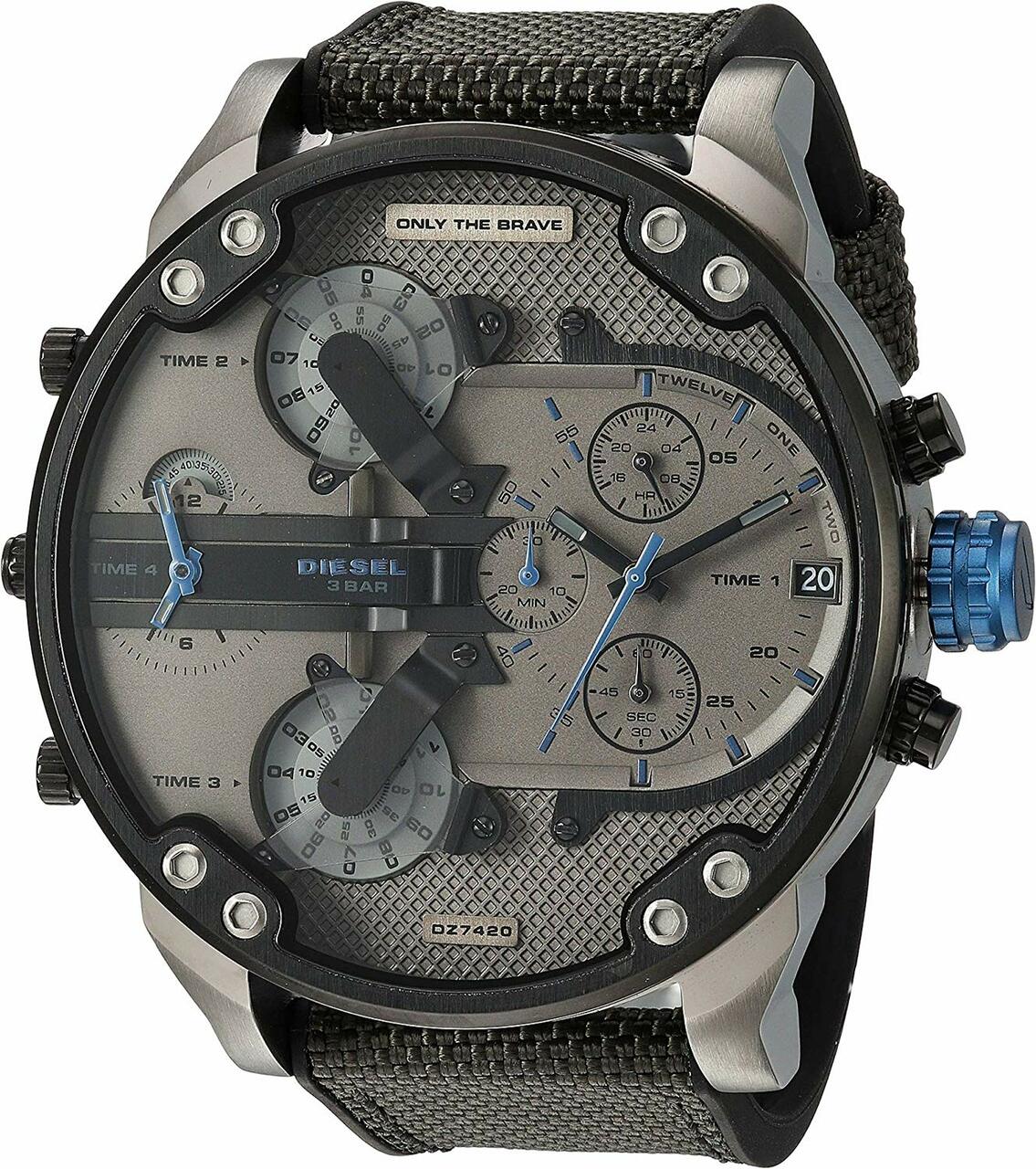 Diesel Mr. Daddy 2.0 Chronograph Fabric Strap Men's Watch DZ7420 Main image