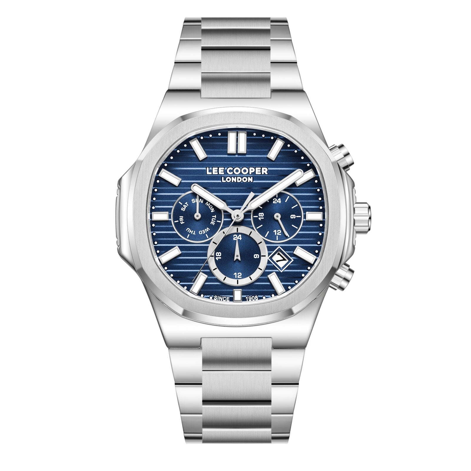 Lee Cooper Gauthier Multifuntion Blue Dial Silver Watch - LC08272.390 Main image
