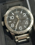 Nixon 51-30 Stainless Steel Chrono Black Men's Watch A083-000 (Defect)