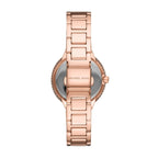 Michael Kors Taryn Pavé White Dial Rose Gold Women's Watch - MK4460