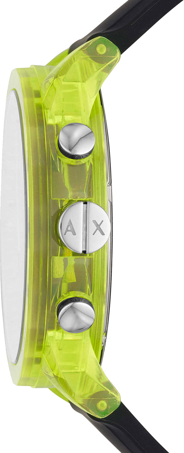 Armani Exchange Outer Banks Chronograaf Zwart & Groen Horloge - AX1337 Secundaire afbeelding