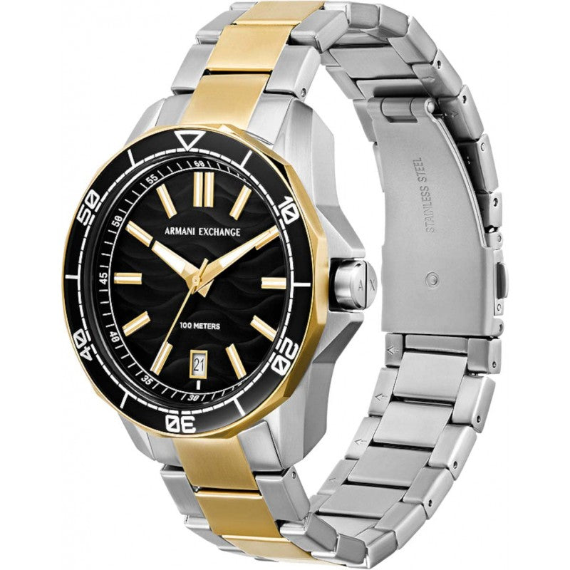 Armani Exchange Spencer Three-Hand Date Two-Tone Men's Watch - AX1956 Secundaire afbeelding