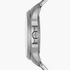 Armani Exchange Hampton Blue Dial Date Silver Watch - AX2451