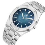 Beverly Hills Polo Club Slim Tech 5 Blue Dial Silver Watch BP3825X.391