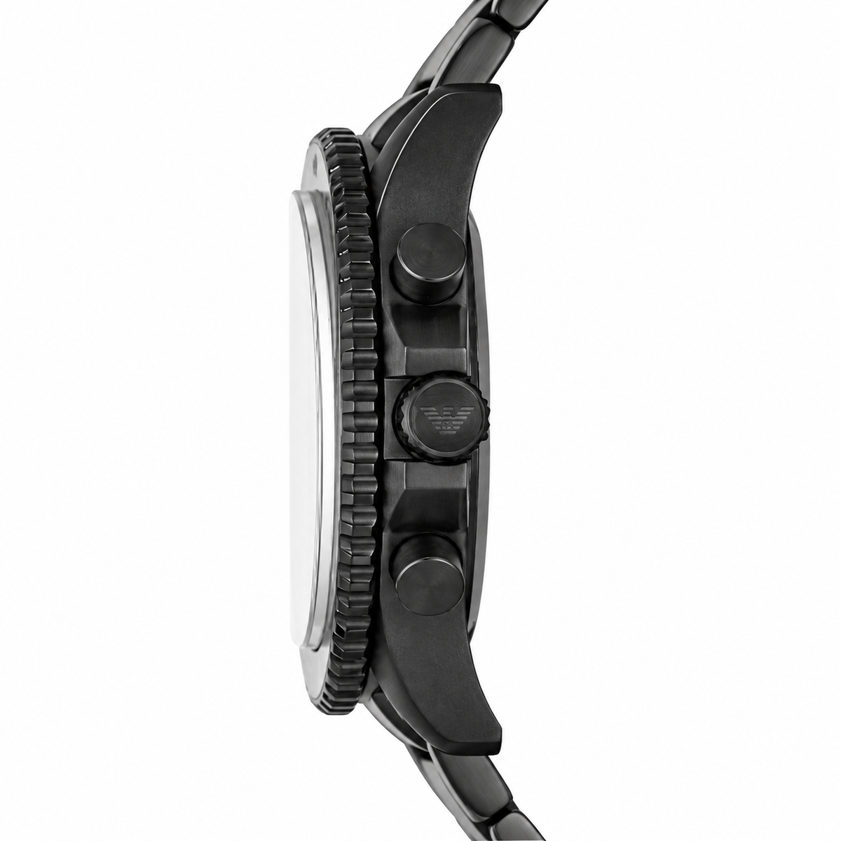 Emporio Armani 43mm Black Dial Stainless Steel Men's Watch AR11363