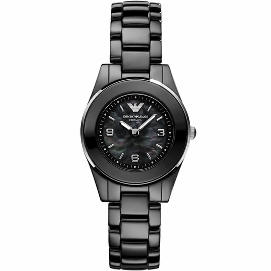 Emporio Armani Leo 29mm Black Dial Women's Watch AR1438