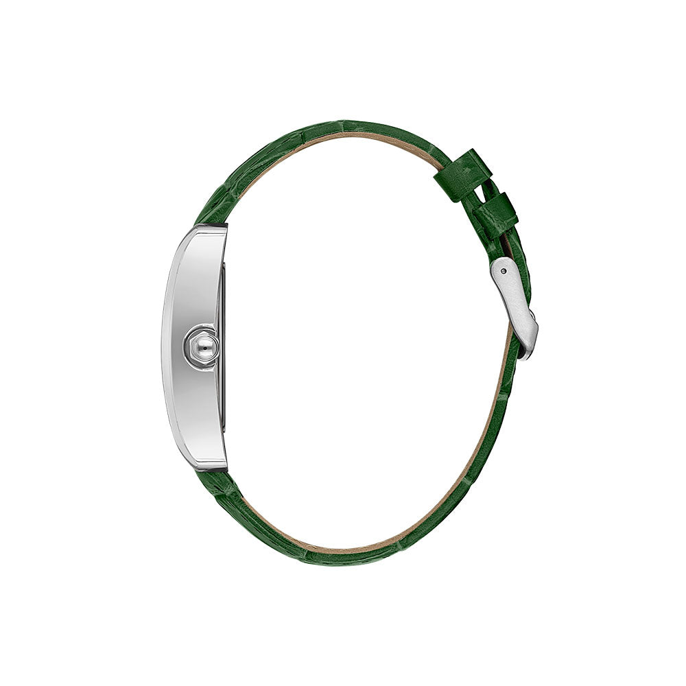 Daniel Klein Classic Green Dial and Genuine Leather Strap Silver Watch - DK.1.13909-3 Secondary image