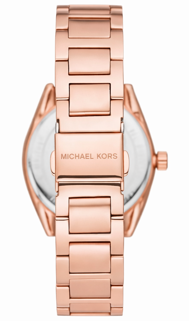 Michael Kors Janelle dameshorloge in roségoud - MK7091 Secundaire afbeelding