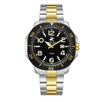 Beverly Hills Polo Club 5 Year Black Dial Two-Tone Date Watch BP3884X.350