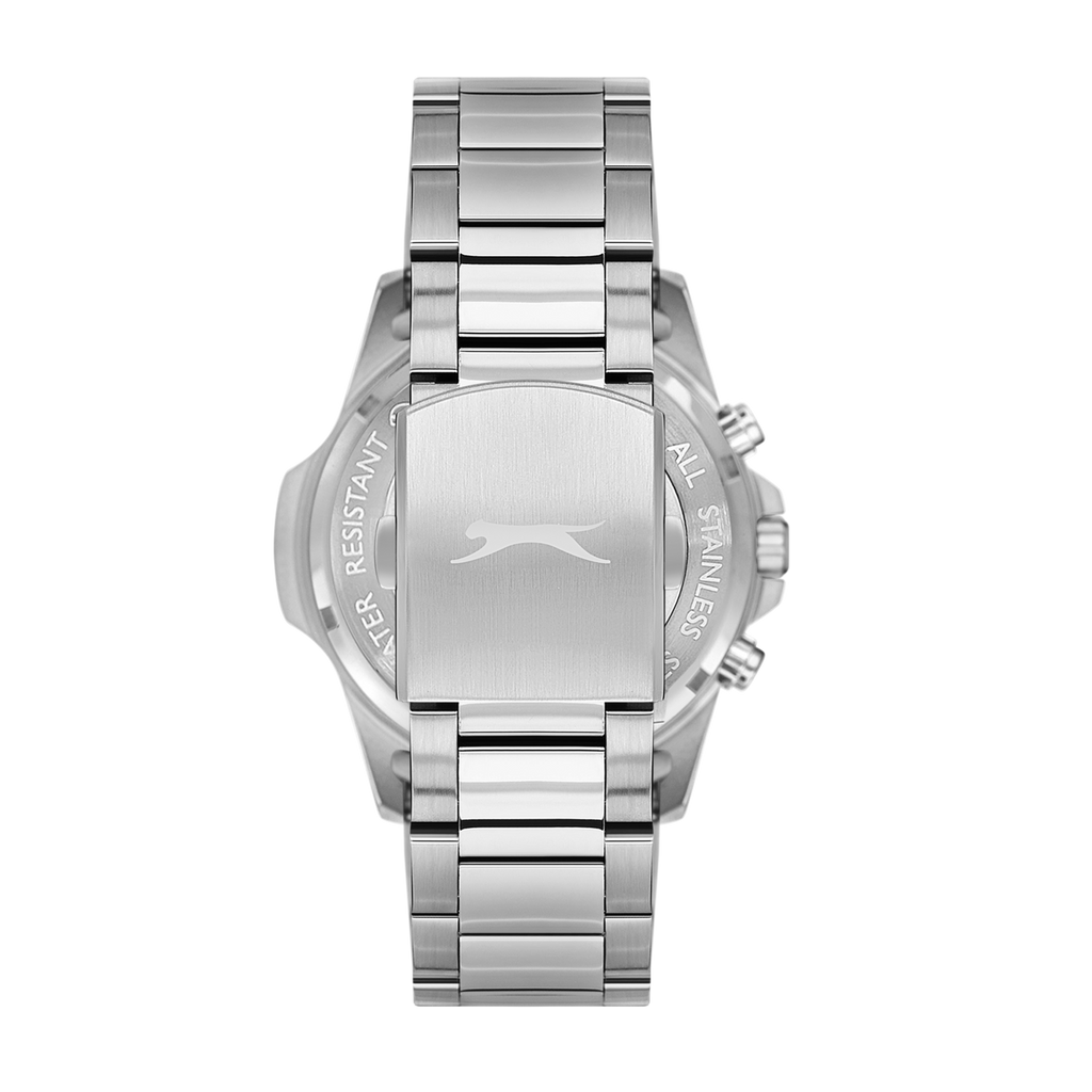 Slazenger Sporty Multifunction Blue Dial Silver Watch - SL.09.2456.2.03