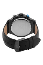 Daniel Klein Exclusive Multifunction Black Genuine Leather Starp Grey Watch - DK.1.13841-3