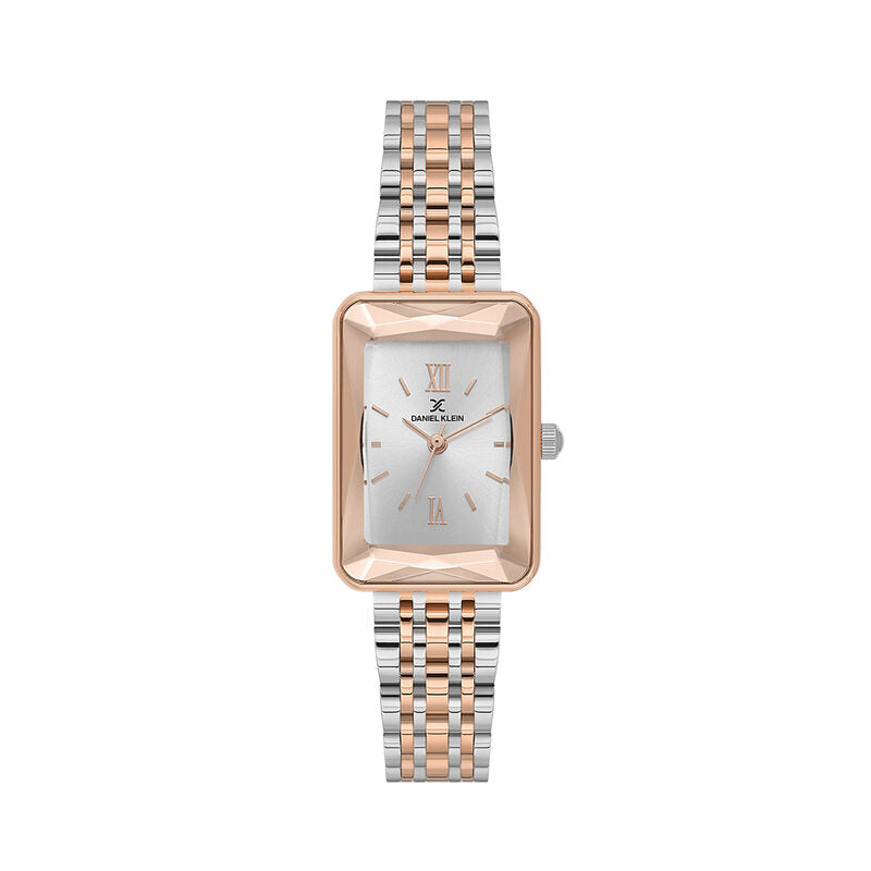 Daniel Klein Classic Rectangular Two Tone Watch - DK.1.13875-6 Main image