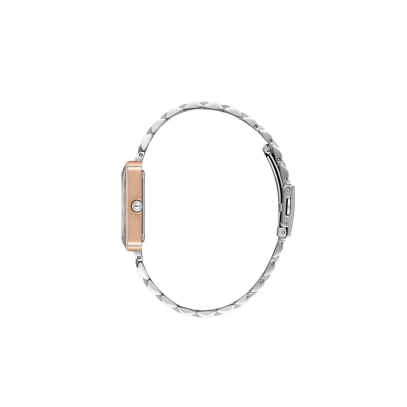 Daniel Klein Classic Rectangular Two Tone Watch - DK.1.13875-6 Secondary image