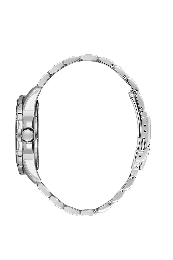 Daniel Klein Premium Day Date Window Black Dial Silver Watch - DK.1.13884-1 Secondary image
