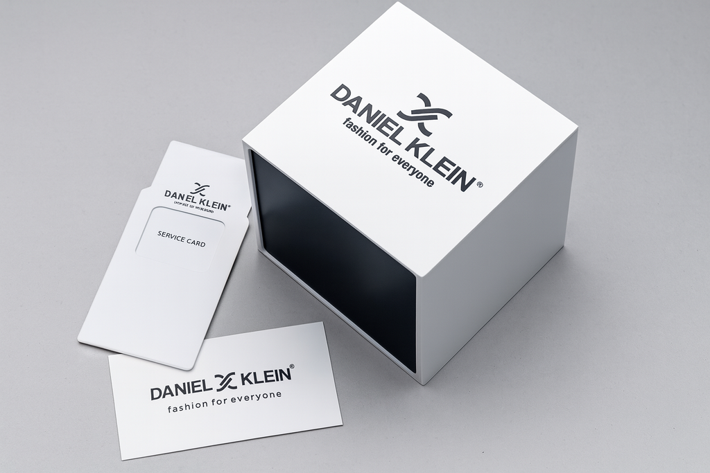 Daniel Klein Premium Three Hand Date Window Black Silicone Watch - DK.1.13910-1