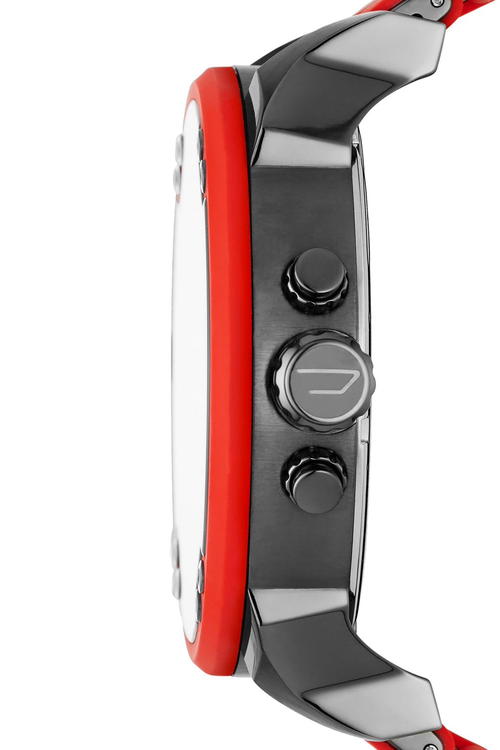 Diesel Mr. Daddy 2.0 Gunmetal Dial All Red Chronograph Men's Watch DZ7370