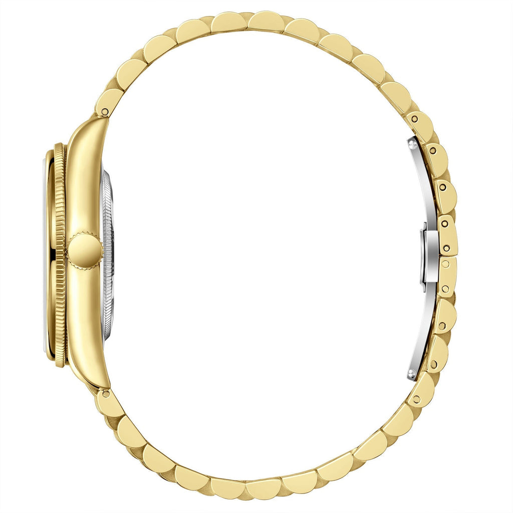 Beverly Hills Polo Club White Dial All Gold Watch BP3890X.130
