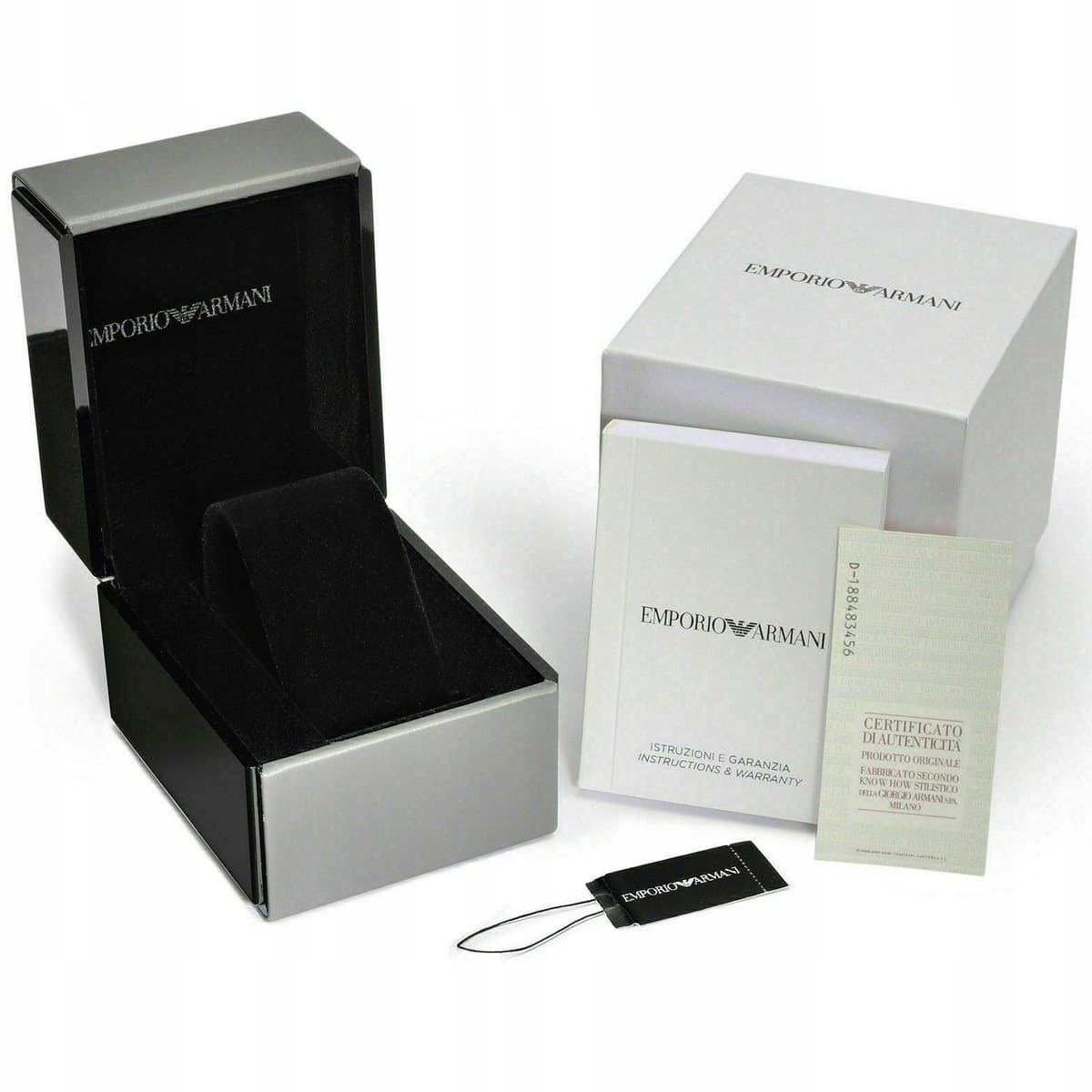 Emporio Armani Minimalist Blue Sunray Dial Silver Mesh Men's Watch - AR11571