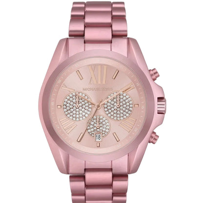 Michael Kors Bradshaw 43mm Pink Dial Pink-Tone Women's Watch MK6752