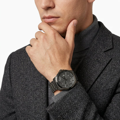 Armani Exchange Hampton 46mm Grey-Tone Men's Watch AX2135