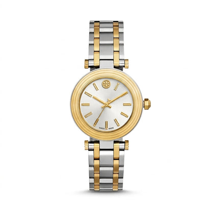 Tory Burch Classic T 36mm Two-Tone Women's Watch TBW9014