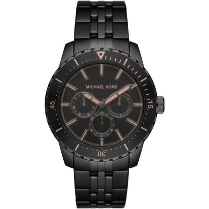 Michael Kors Oversized Cunningham 44mm Black Dial Stainless Steel Multifunction Men's Watch MK7157