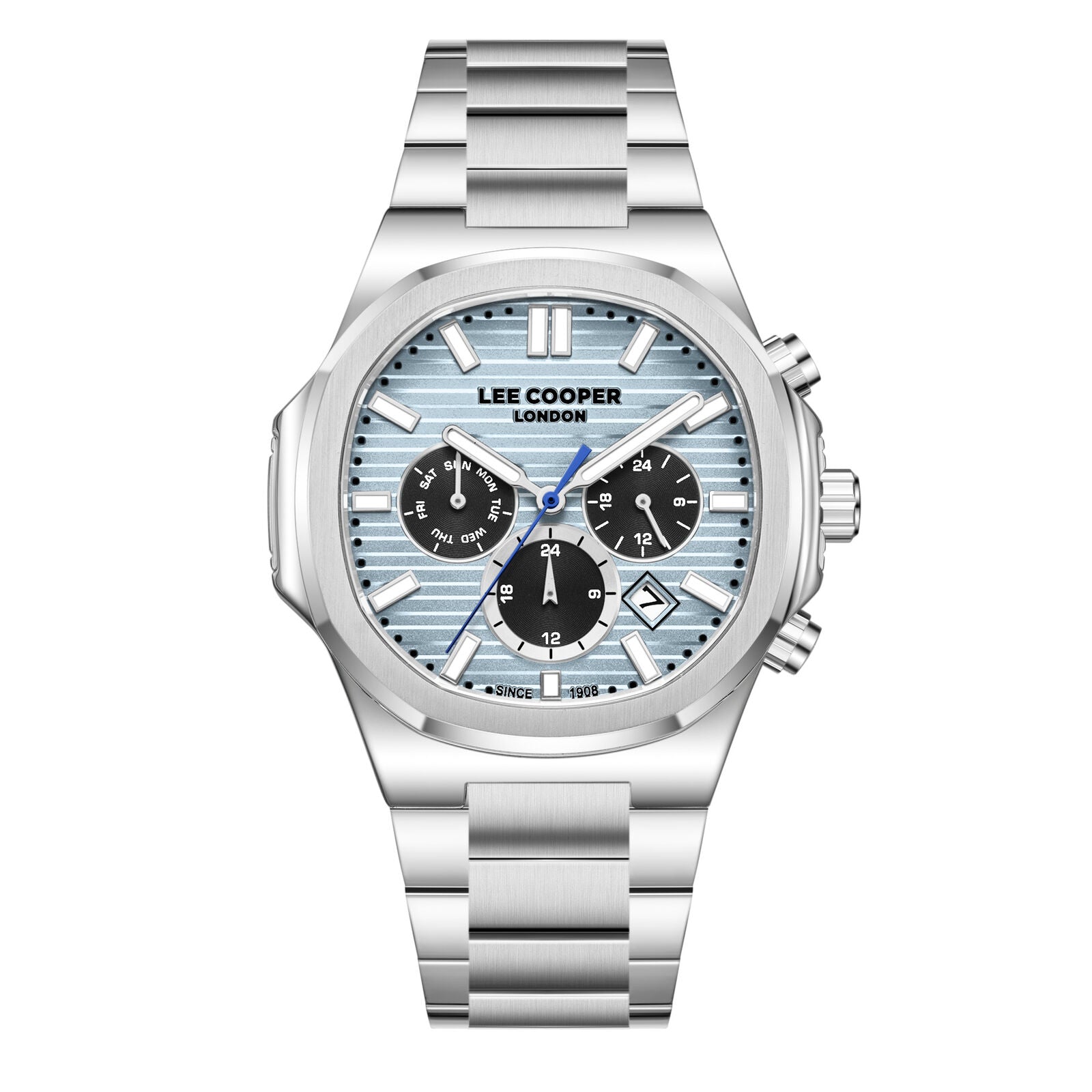 Lee Cooper Gauthier Multifunction Blue Dial Silver Watch - LC08272.300 Main image