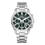 Slazenger Oversized Multifunction Emerald Dial Silver Watch - SL.09.2601.2.370