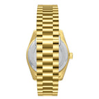 Slazenger Classic Day Date Window Sunray Silver Dial Gold Watch - SL.09.2583.1.130