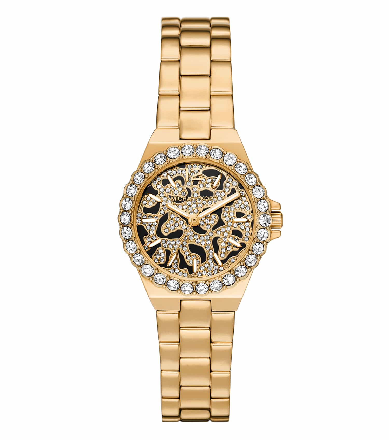 Michael Kors Mini Lennox Pavé Gold-Tone Women's Watch - MK7394 Hoofdafbeelding