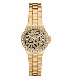 Michael Kors Mini Lennox Pavé Gold-Tone Women's Watch - MK7394