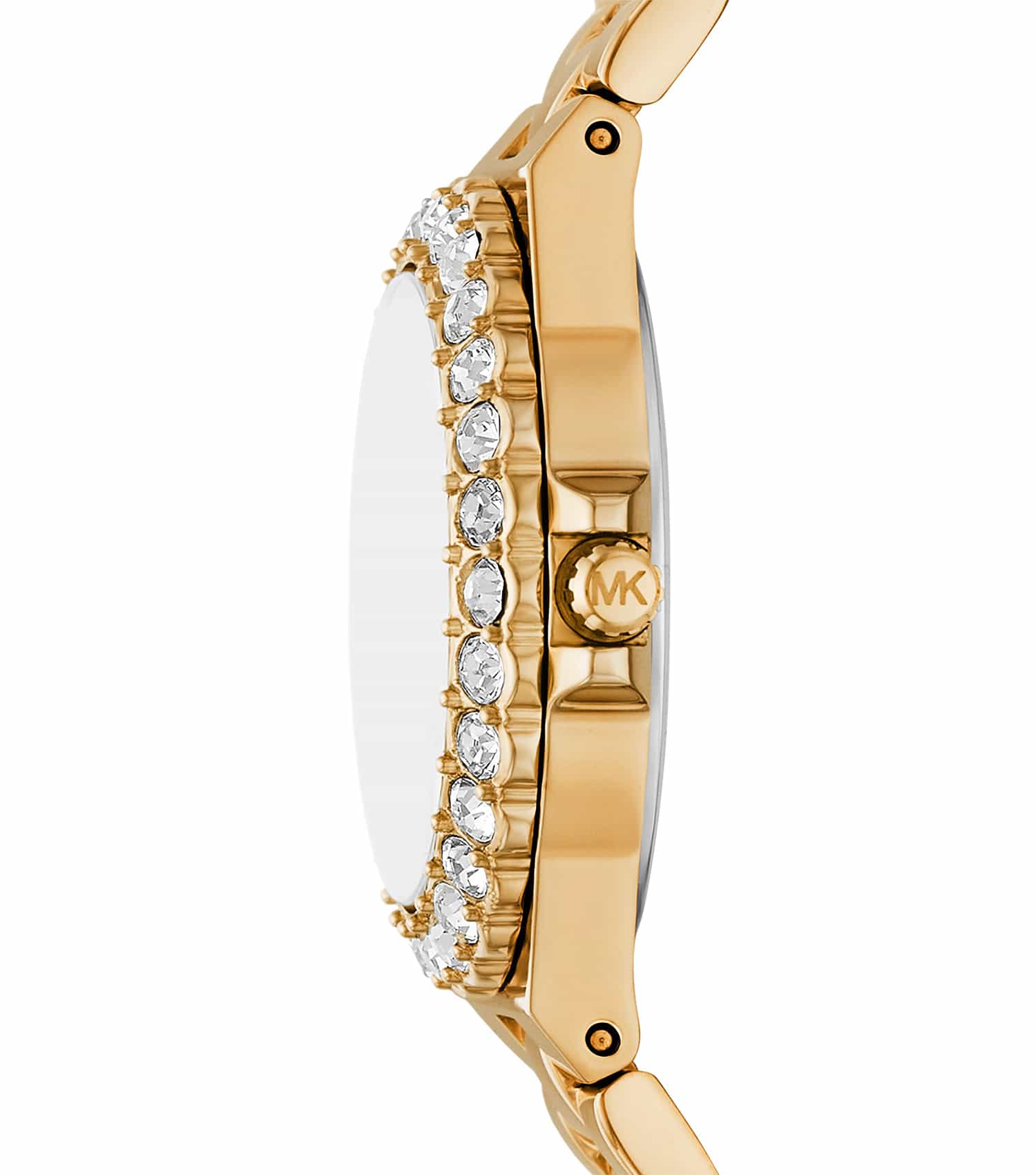 Michael Kors Mini Lennox Pavé Gold-Tone Women's Watch - MK7394 Secundaire afbeelding