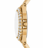 Michael Kors Mini Lennox Pavé Gold-Tone Women's Watch - MK7394