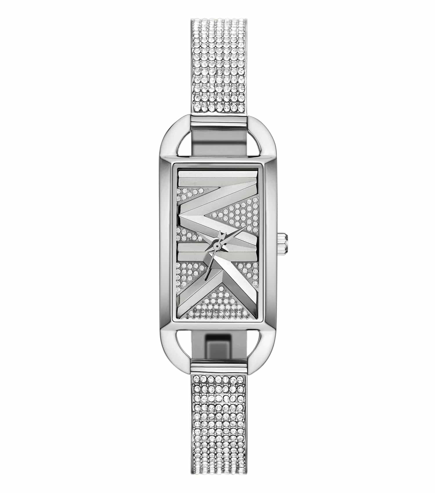 Michael Kors Empire Pavé Silver-Tone Bangle Women's Watch - MK4841 Hoofdafbeelding