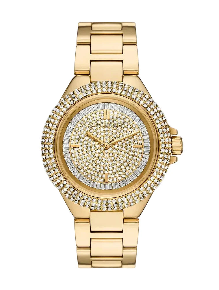 Michael Kors Corsica dameshorloge in goudkleur - MK1067 Hoofdafbeelding