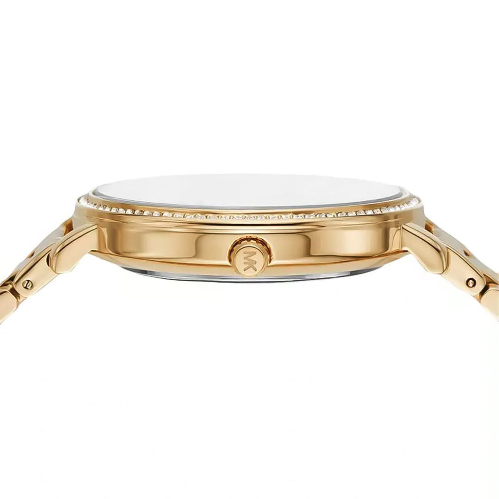 Michael Kors Melissa Pavé Logo Gold-Tone Women's Watch - MK4371 Secundaire afbeelding