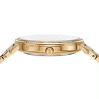 Michael Kors Melissa Pavé Logo Gold-Tone Women's Watch - MK4371