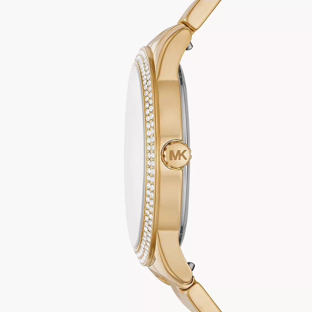 Michael Kors Tibby Multifunction Silver Sunray Dial Gold Women's Watch - MK6969 Secundaire afbeelding