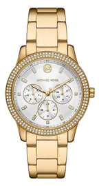 Michael Kors Tibby Multifunction Silver Sunray Dial Gold Women's Watch - MK6969
