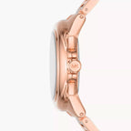 Michael Kors Camille Chronograph White Dial Rose-gold Women's Watch - MK7271